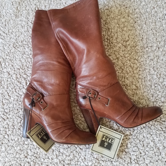 Frye Shoes - Frye Bethany Strappy Soft Boots Size 10